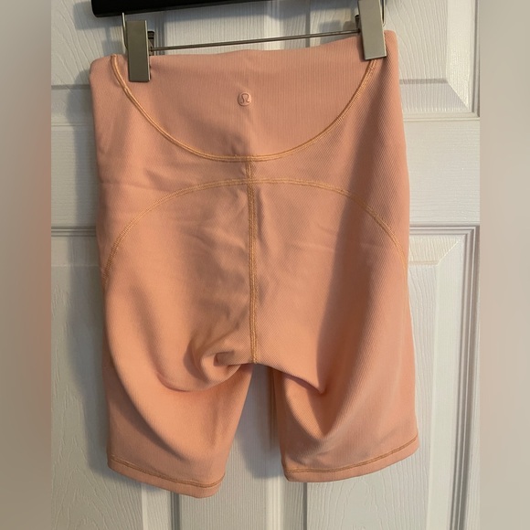 Lululemon peach 8in biker shorts - Picture 2 of 2